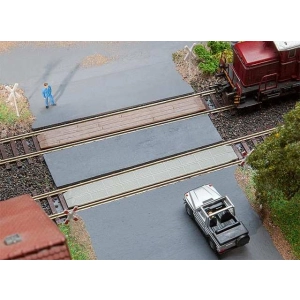 Faller 180969 - 2 przejazdy kolejowe - wypełnienie torów