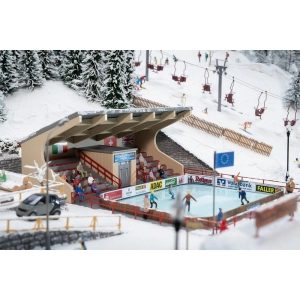 Faller 134005 - Lodowisko z jeżdżącymi łyżwiarzami