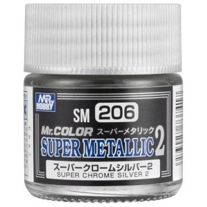 Mr.Hobby SM-206 Super Chrome Silver 2 18ml