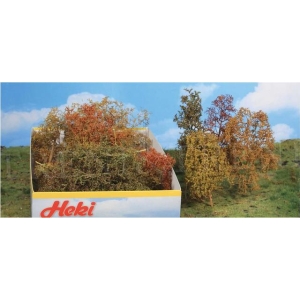 Heki 1673 - Drzewa liściaste i krzewy , jesienna zieleń