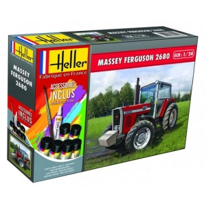 Heller 57402 - MASSEY FERGUSON 2680 z klejem i farbami