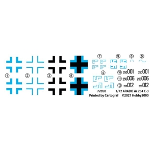 Hobby 2000 72050 - Arado Ar 234 C-3 w/ Bombentorpedo