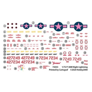 Hobby 2000 72043 - P-38M Night Lightning