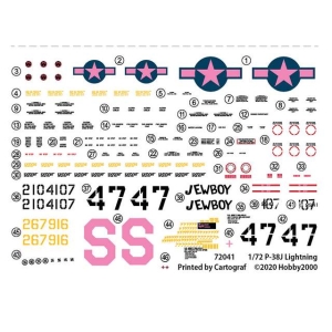 Hobby 2000 72041 - P-38J Lightning Europe 1944