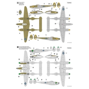 Hobby 2000 72042 - P-38J Lightning Pacific 1944