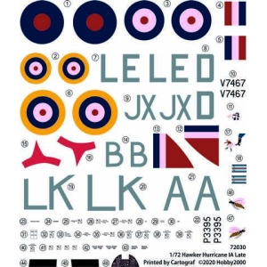 Hobby 2000 72030 - Hawker Hurricane Mk.IA Late British Aces 1940