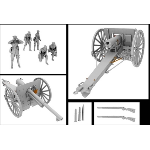 IBG 35059 - 75mm Field Gun wz. 1897 with Polish Artillerymen figures