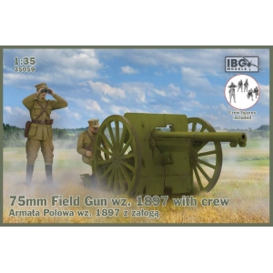 IBG 35059 - 75mm Field Gun wz. 1897 with Polish Artillerymen figures