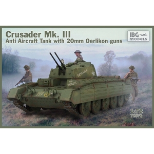 IBG 72070 - Crusader Mk. III Anti Aircraft Tank with 20mm Oerlikon guns