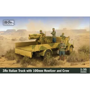 IBG 35065 - 3Ro Italian Truck with 100mm Howitzer and Crew
