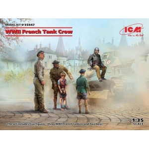 ICM 35647 - WWII French Tank Crew