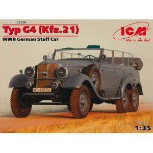 ICM 35538 - Typ G-4 (Kfz.21) WWII German Staff Car