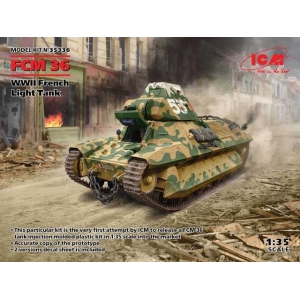 ICM 35336 - FCM 36, WWII French Light Tank