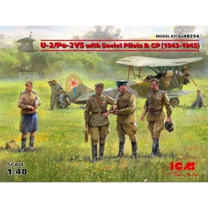 ICM 48254 - U-2/Po-2VS with Soviet Pilots & GP (1943-1945)