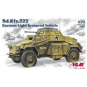 ICM 72411 - Sd.Kfz.222 German WW2 Light Armored Vehicle
