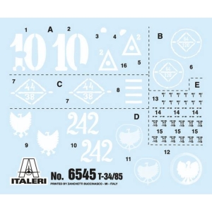 Italeri 6545 - T-34/85 Zavod 183 Mod. 1944