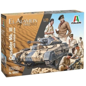 Italeri 6592 - Crusader Mk.III with British crew - El Alamein 80th Anniversary