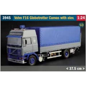 Italeri 3945 - Volvo F16 Globetrotter Canvas with elevator