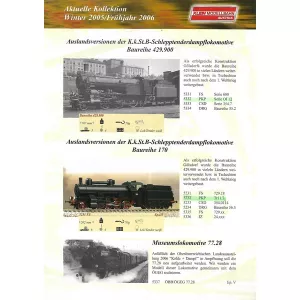 Klein Modellbahn katalog + 2 ulotki