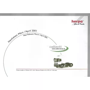 Herpa katalog March/April 2001