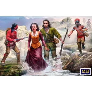 Master Box 35234 - The Mohicans. Indian Wars Series, the XVIII century. Kit № 6