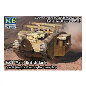 Master Box LTD 72003 - Mark I "Male" British Tank Special Modification for the Gaza Strip