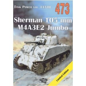 Militaria 473 - Sherman 105 mm M4A3E2 Jumbo