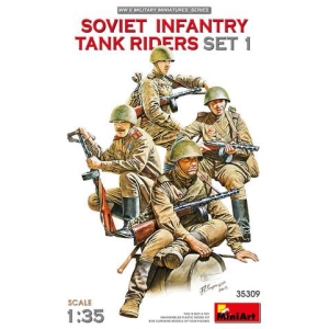 MiniArt 35309 - Soviet Infantry Tank Riders set 1.