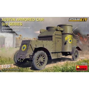 MiniArt 39005 - Austin Armored Car 3rd Series: Ukrainian, Polish,  Georgian, Romanian Service. Interior Kit