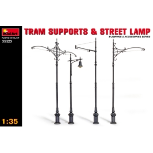 MiniArt 35523 - Tram Supports & Street Lamp