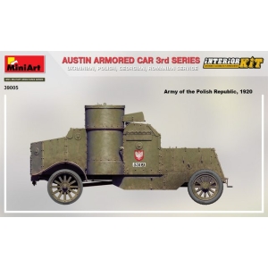 MiniArt 39005 - Austin Armored Car 3rd Series: Ukrainian, Polish,  Georgian, Romanian Service. Interior Kit