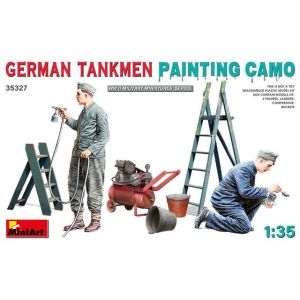 MiniArt 35327 - German tankmen painting camo