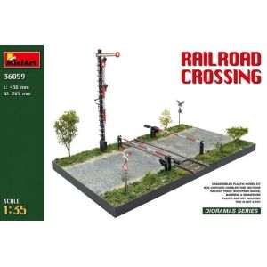 MiniArt 36059 - Railroad crossing (European Gauge Railway tracks)