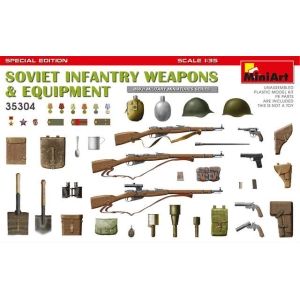 MiniArt 35304 - Soviet Infantry Weapons & Equipmant. Special Edition