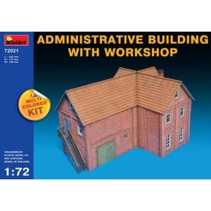 MiniArt 72021 - Administrative Building with Workshop (Multicolored Kit)