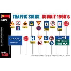 MiniArt 35631 - Traffic Signs. Kuwait 1990's