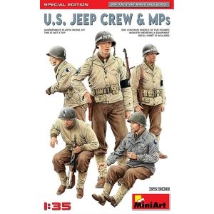MiniArt 35308 - U.S. Jeep Crew & MPs. Special Edition