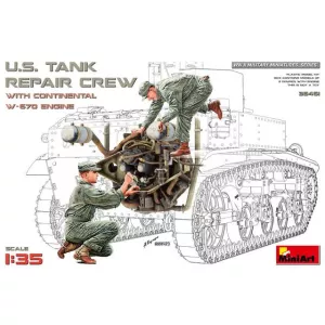 MiniArt 35461 - U.S. Tank Repair Crew w/Continental W-670 Engine