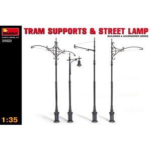MiniArt 35523 - Tram Supports & Street Lamp