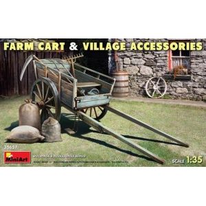 MiniArt 35657 - Farm Cart with Village Accessories
