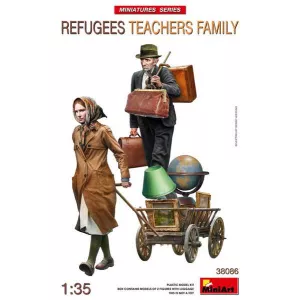 MiniArt 38086 - Refugees Teachers family