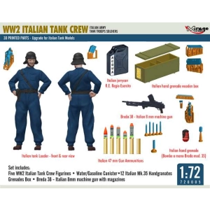 Mirage Hobby 720005 - WW2 Italian Tank Crew