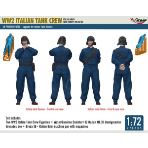 Mirage Hobby 720005 - WW2 Italian Tank Crew