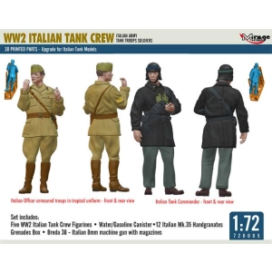 Mirage Hobby 720005 - WW2 Italian Tank Crew
