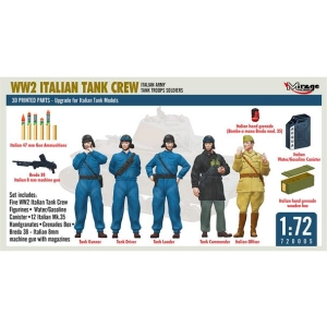 Mirage Hobby 720005 - WW2 Italian Tank Crew