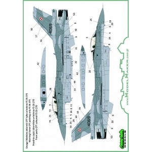 Model Maker D48073 - Polish F-16C/D Stencils