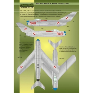 Model Maker D48025 - MiG-17/Lim-5/6 in Polish service vol.1