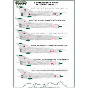 Model Maker D72152 - MiG-21 in Polish service exclusive edition part III