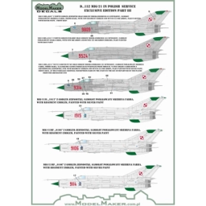 Model Maker D72152 - MiG-21 in Polish service exclusive edition part III