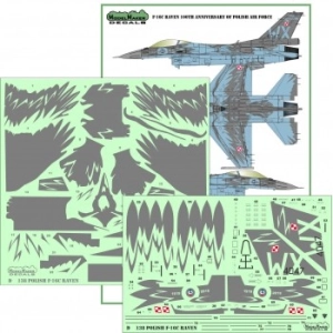 Model Maker D72138 - Polish F-16C RAVEN 100th Anniversary of Polish Air Force